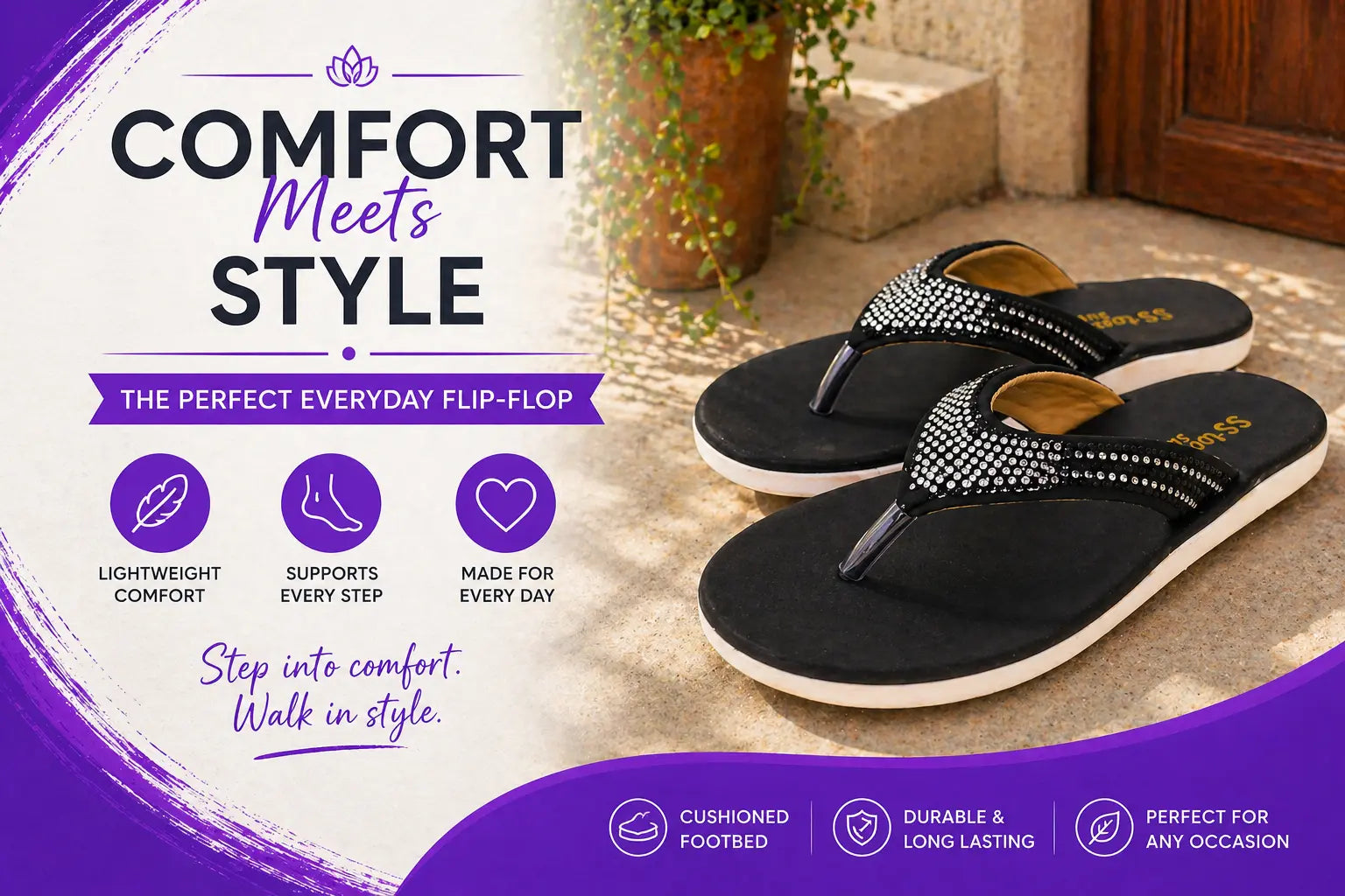 Comfort Meets Style: The Perfect Everyday Flip-Flop