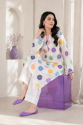 Multicolor Motif 2-Piece Lawn Suit
