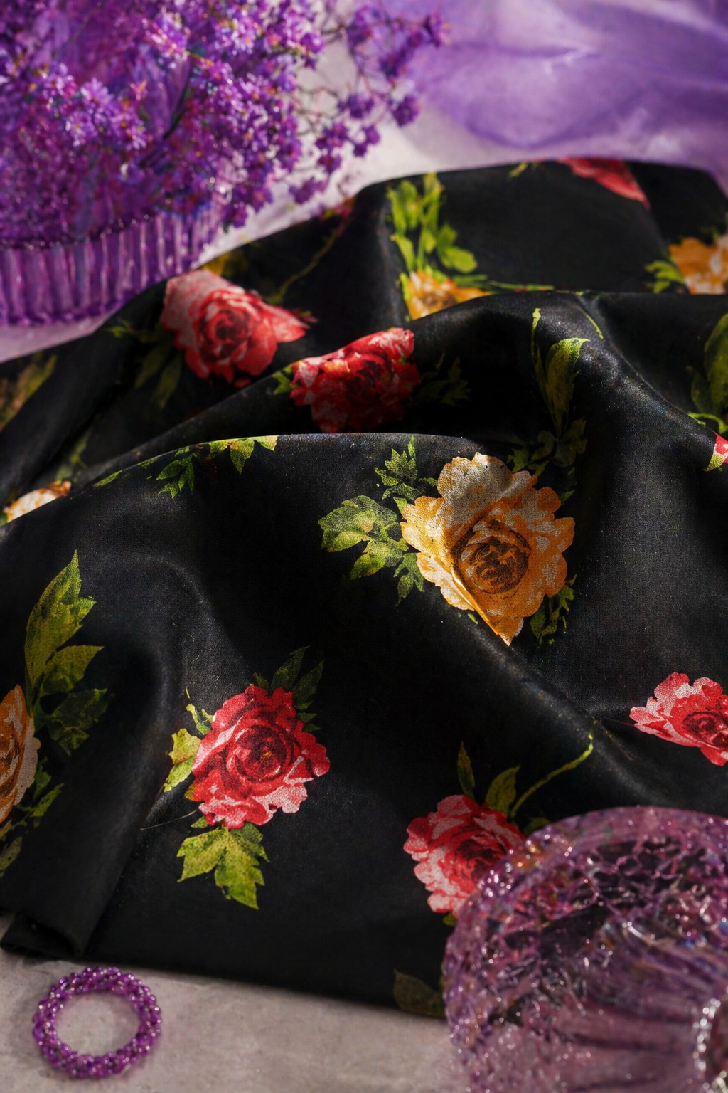 Midnight Bloom 2 Piece Printed Lawn Suit