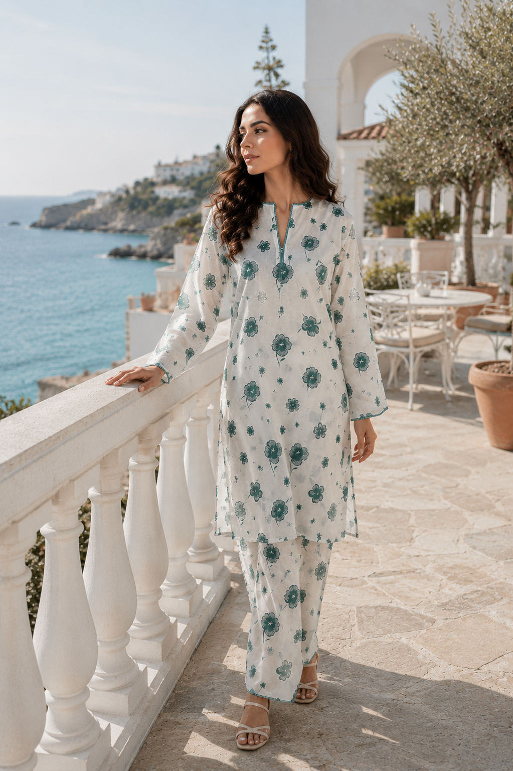 Premium Bloom Printed Unstitched 2 Piece Lawn Suit