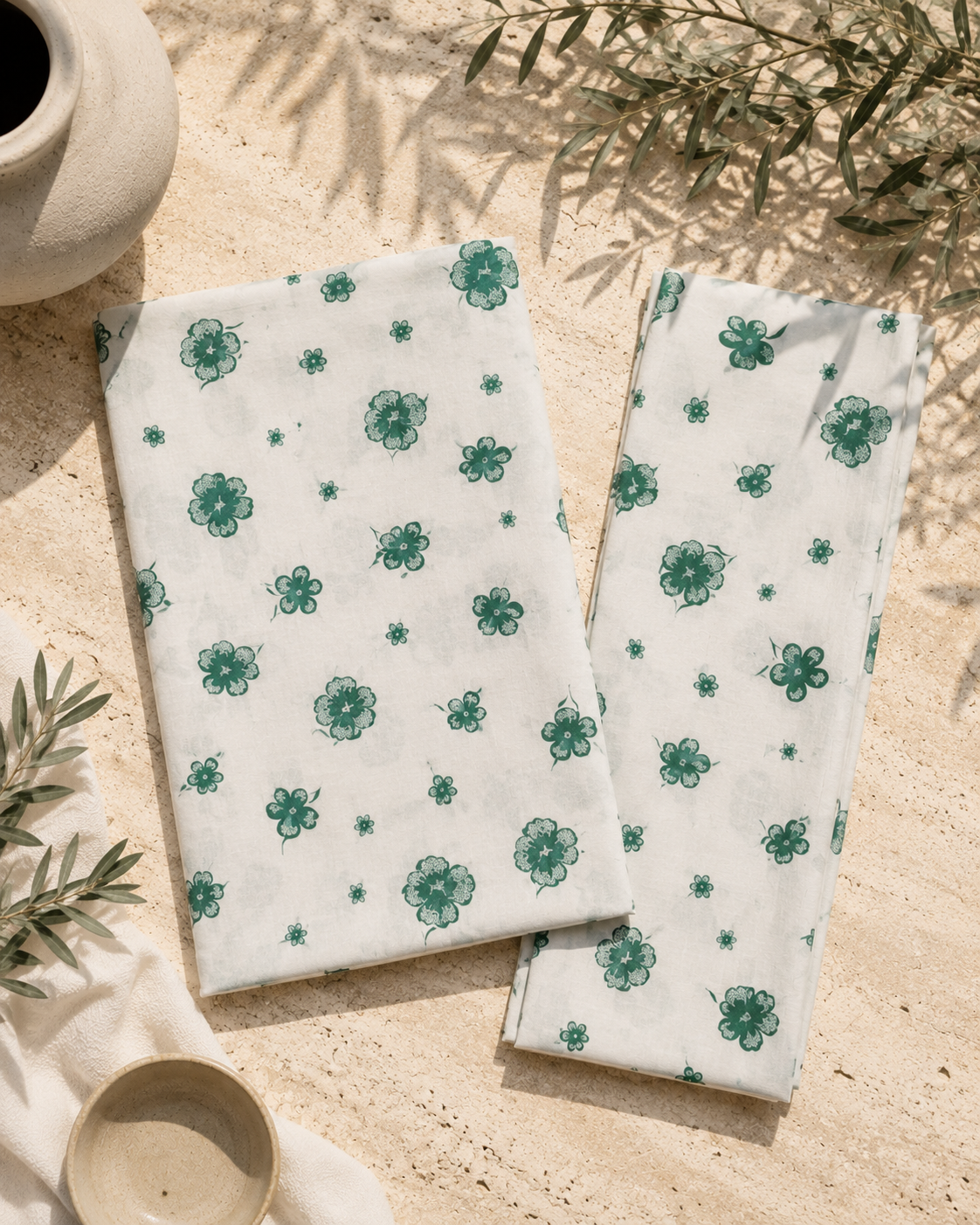 Premium Bloom Printed Unstitched 2 Piece Lawn Suit