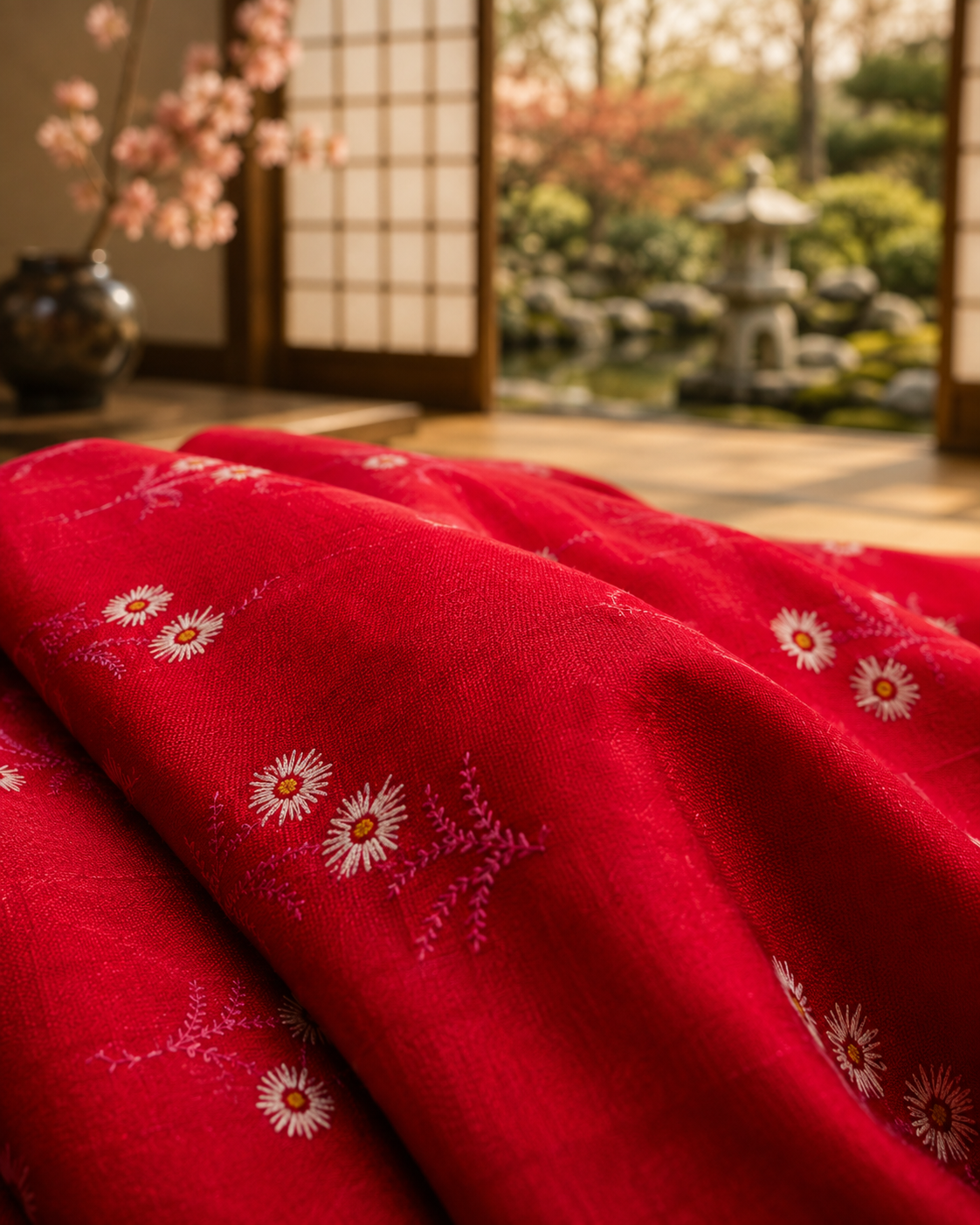 Ruby Blossom 2 Piece Unstitched Lawn Suit