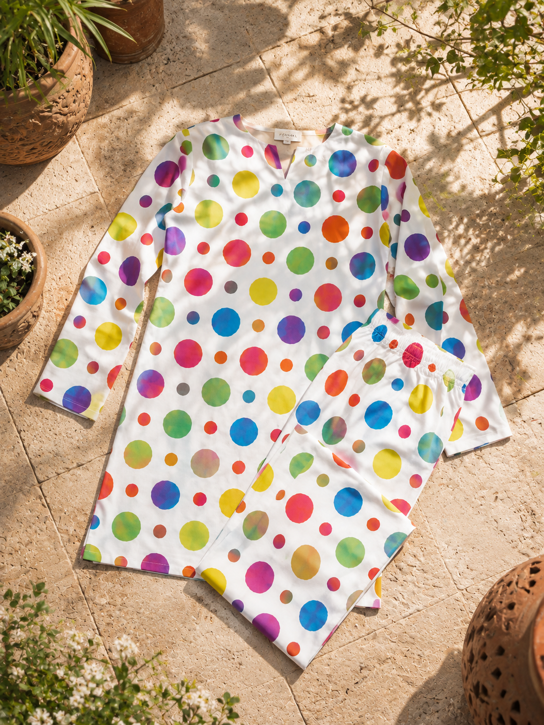Multicolor Bloom Printed 2-Piece Lawn Suit