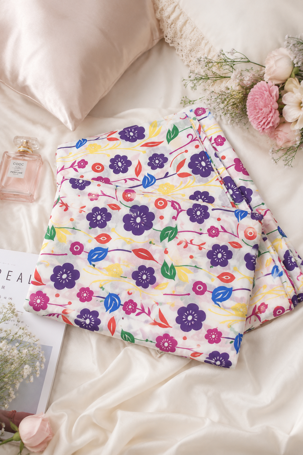 Floral Printed 2-Piece Lawn Suit