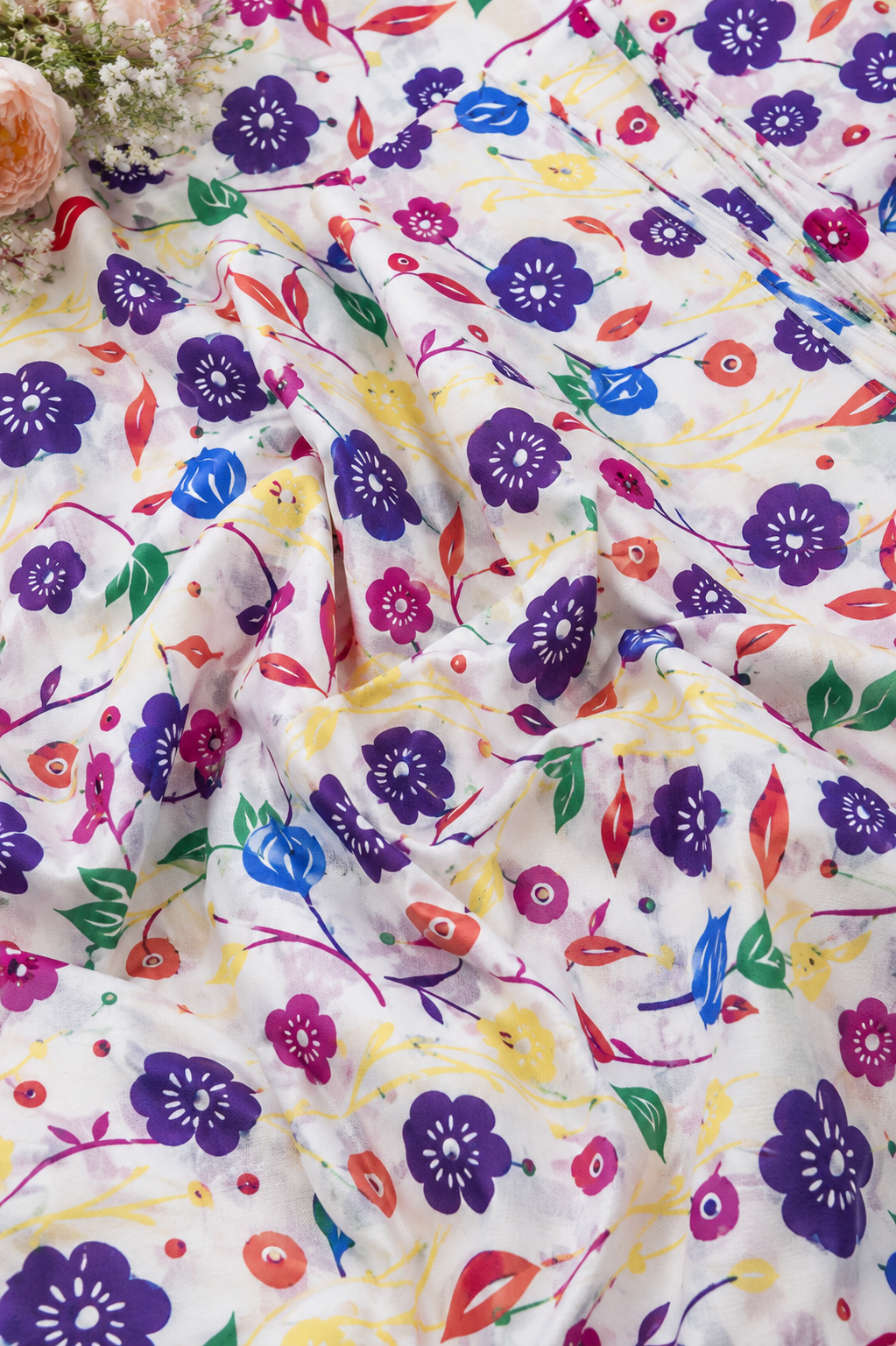 Floral Printed 2-Piece Lawn Suit