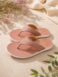 Embellished Pink Flip-Flop