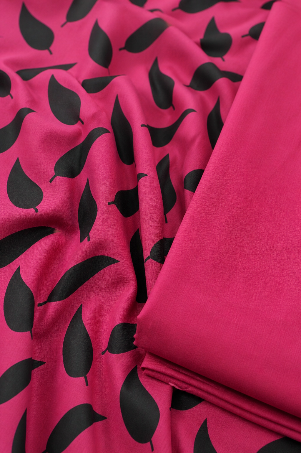 Pink Leaf Printed 2-Piece Lawn