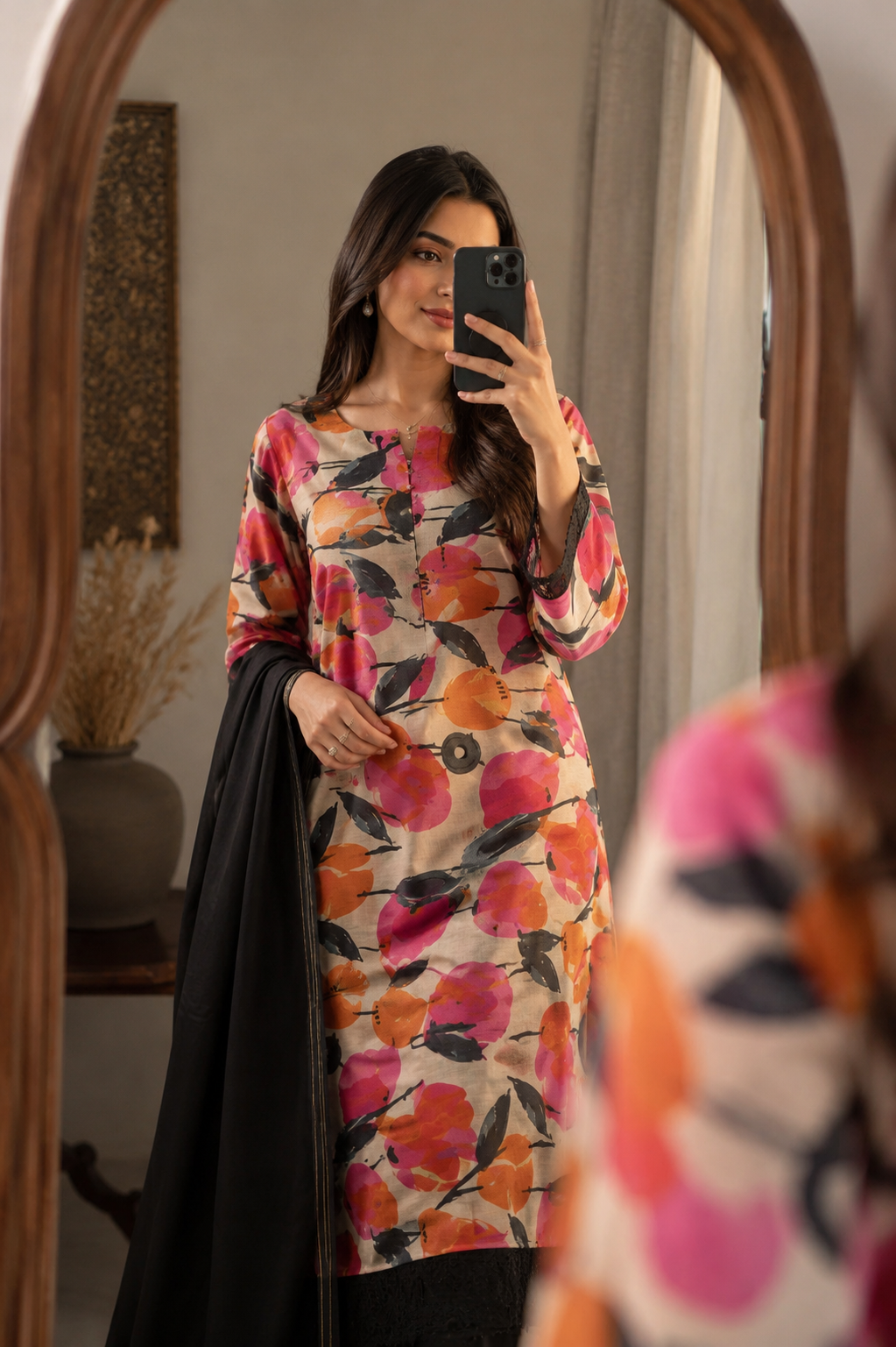 Multicolor Printed 2 Piece Lawn Suit